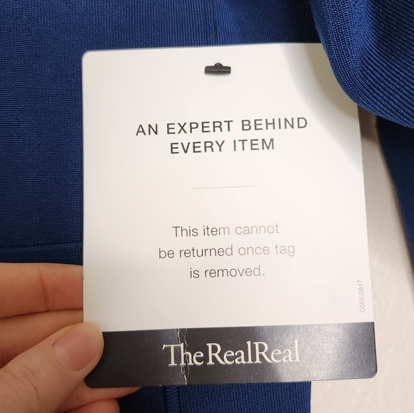 Issa Realreal Blue Crop Jacket L NWT - Picture 4 of 7